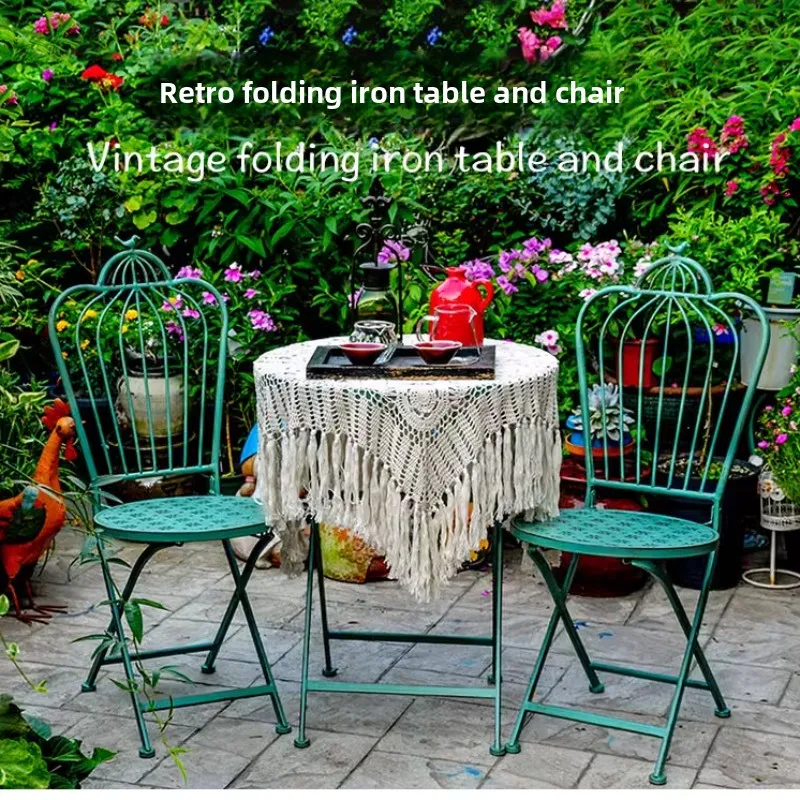 Outdoor Furniture Metal Chairs - Sedie da giardino per cortile esterno